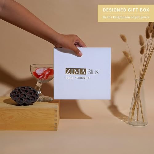 ZIMASILK breathable silk material helps maintain moisture while resting.