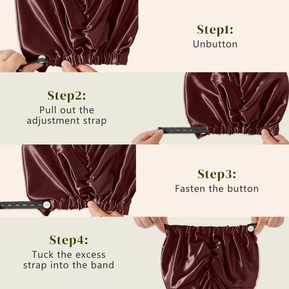 ZIMASILK care shot suggesting delicate wash and air-dry maintenance.
