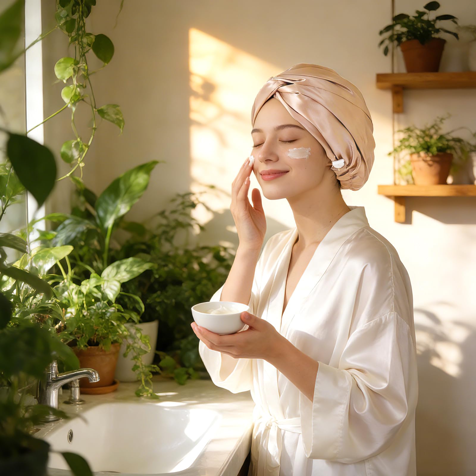 ZIMASILK gift-ready silk bonnet suitable for self-care and thoughtful presents.