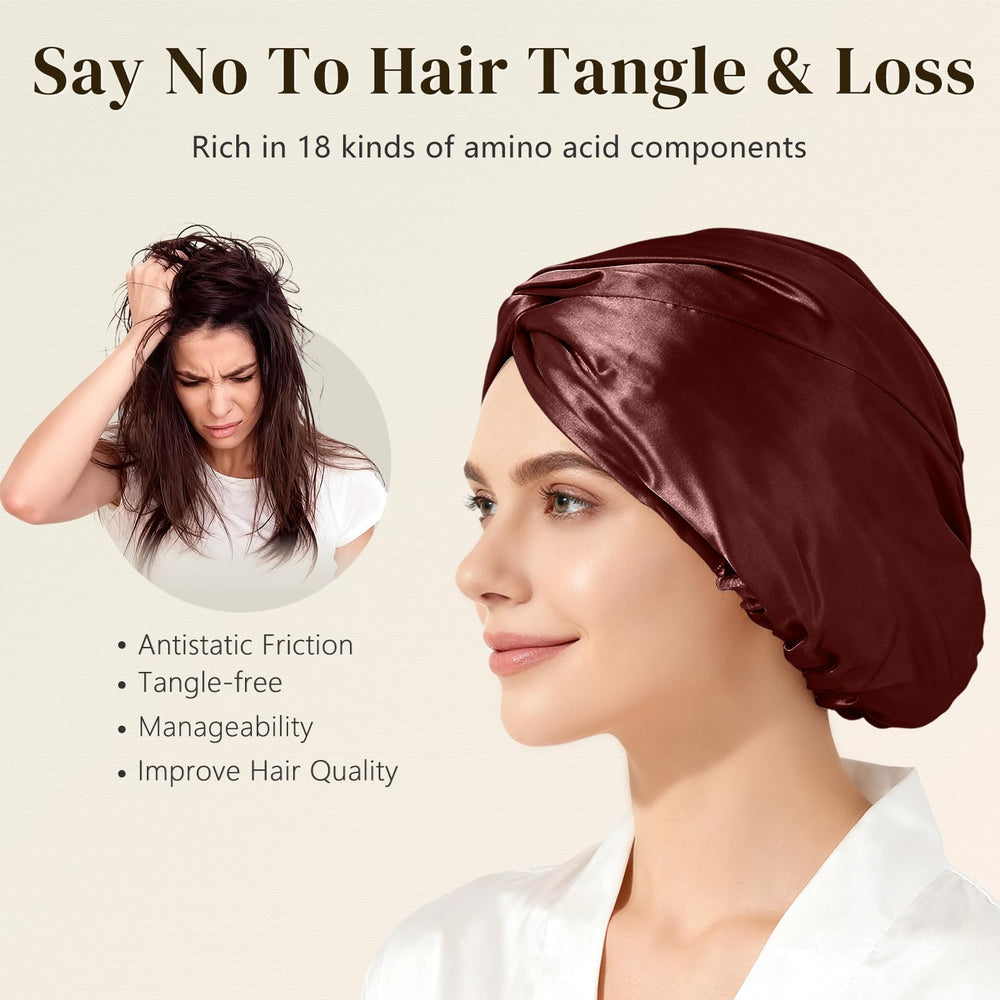 ZIMASILK hypoallergenic silk suitable for sensitive scalps and gentle nights.