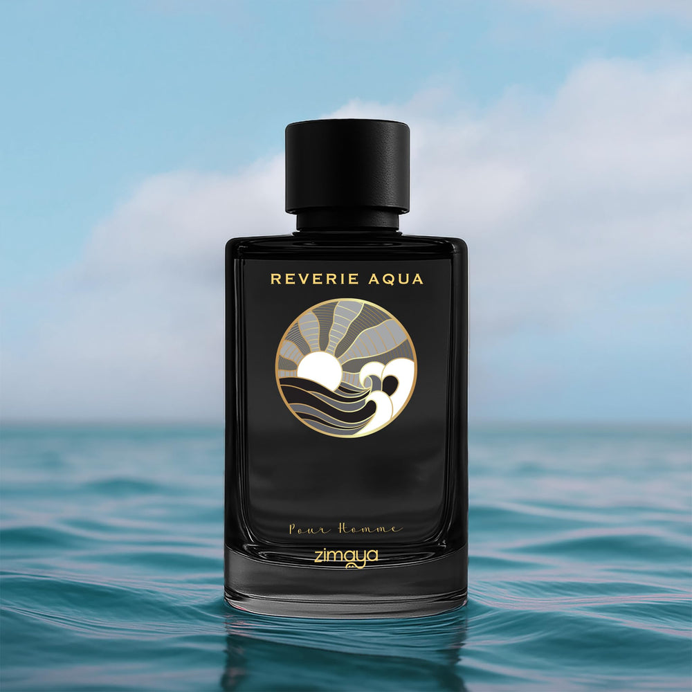 Zimaya Reverie Aqua Pour Homme packaging box, premium presentation for gifting