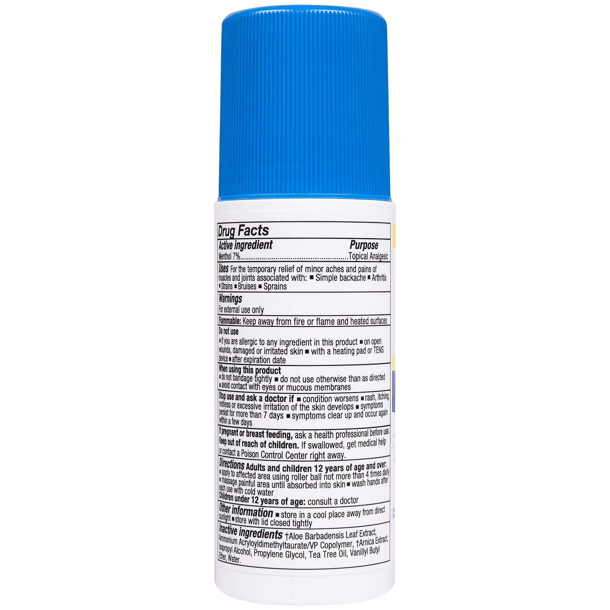 Zims Max Freeze Pro Roll-On in use on skin for quick absorption.