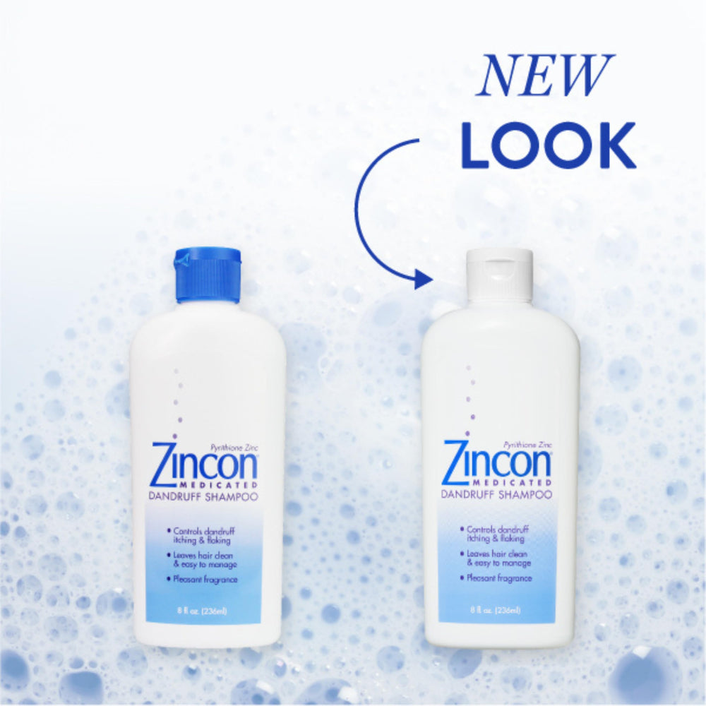 ZINCON: champú con espuma suave para controlar la caspa.