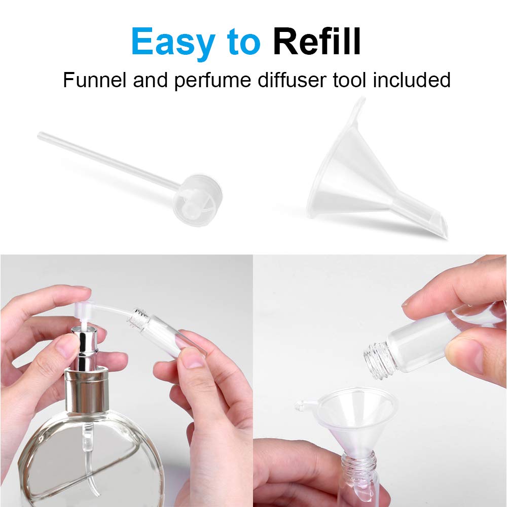Zingso empty perfume atomizer inside shows ready-to-fill convenience