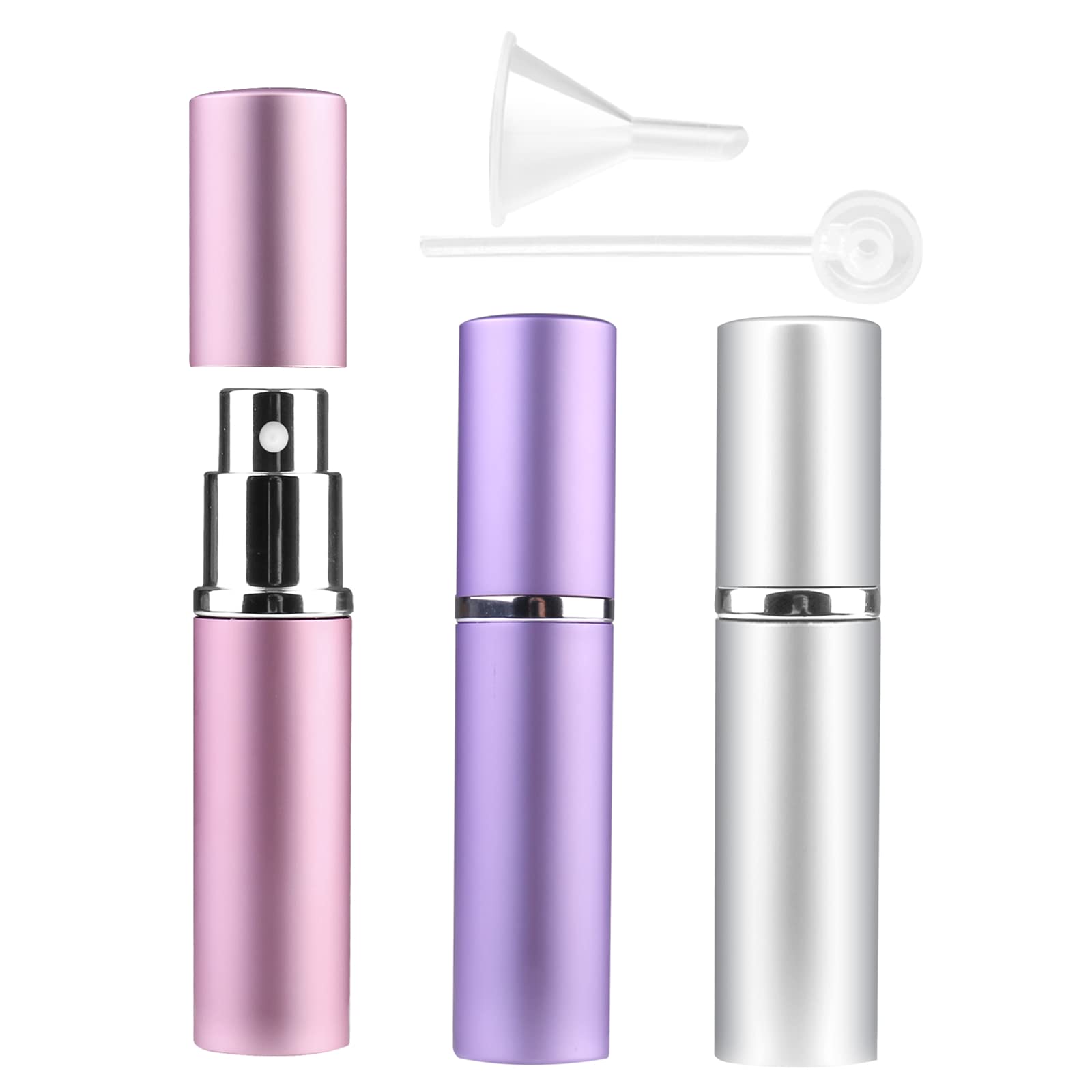 Zingso travel perfume bottle pink for portable fragrance on the go