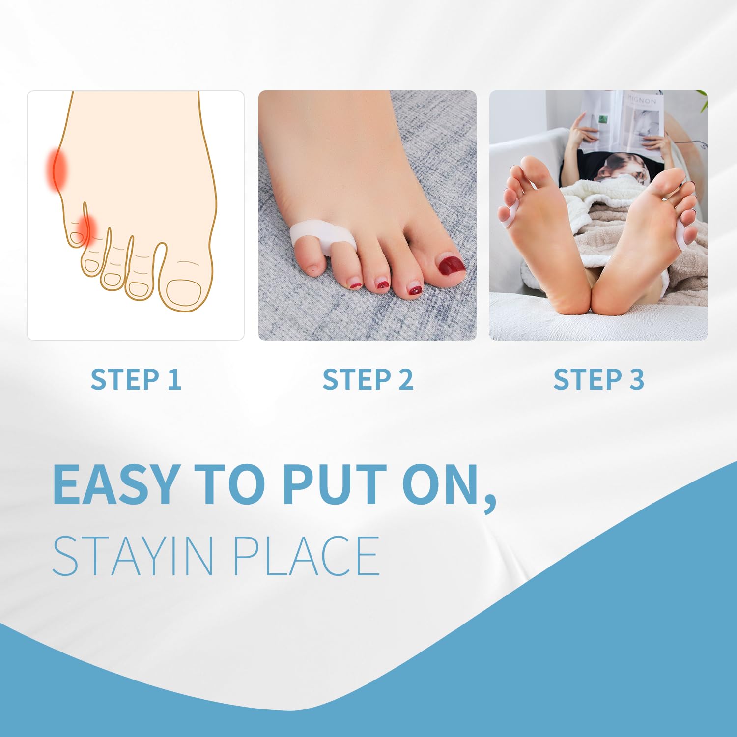 Zinyakon medical-grade silicone spacers resist stains and odors.