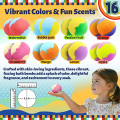 Zippytots bath bomb fizzing with color and toy reveal after minutes.