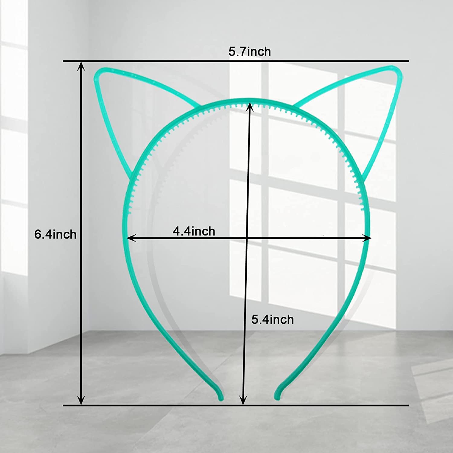 ZIRICHER diadema gato colores mixtos para combinar con outfits