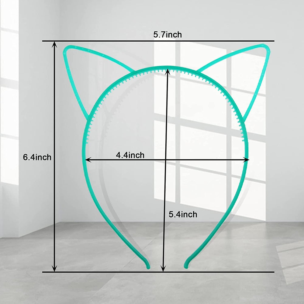 ZIRICHER diadema gato colores mixtos para combinar con outfits
