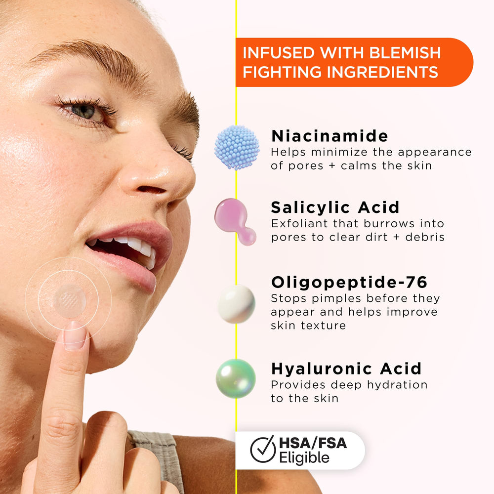 ZitSticka Killa microdarts dissolving on skin deliver actives where needed.
