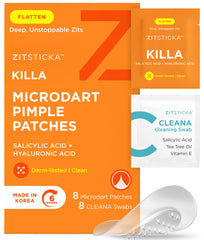 Parche ZitSticka KILLA con microdarts para espinillas emergentes en casa
