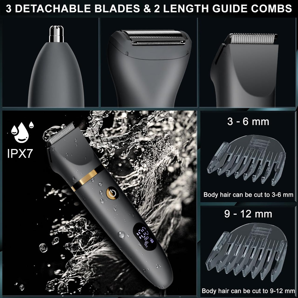 Zivelier ball shaver in IPX7 waterproof design for wet and dry use
