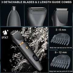 Zivelier ball shaver in IPX7 waterproof design for wet and dry use