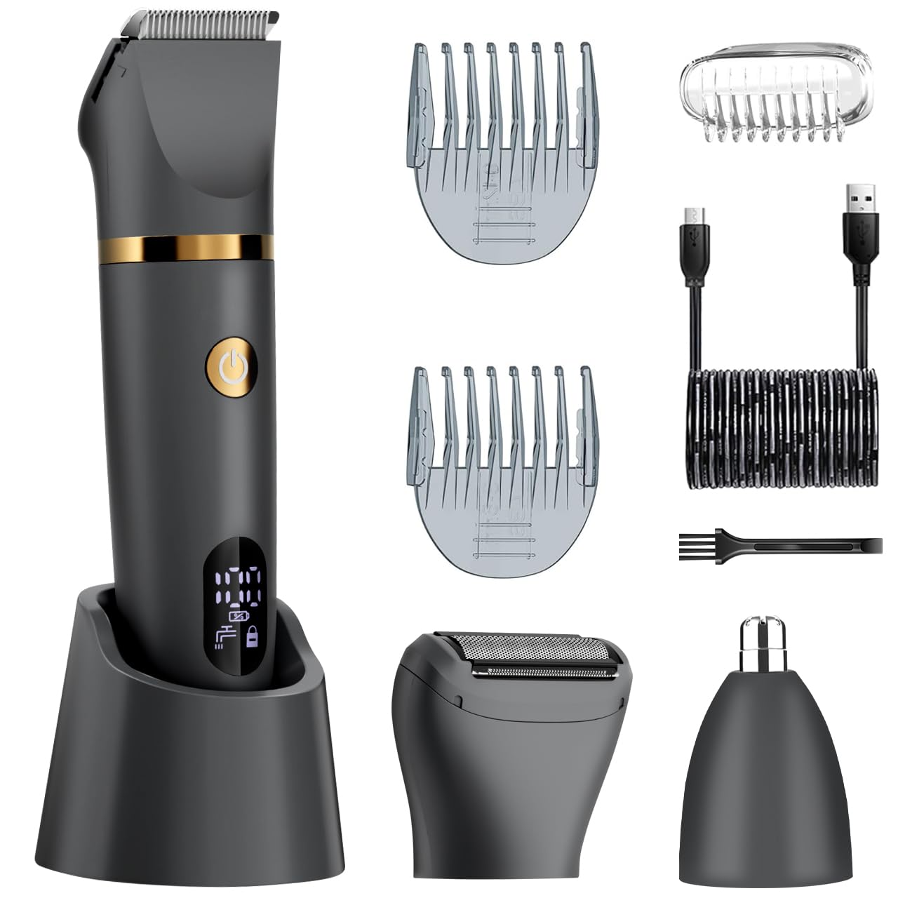 Zivelier ball shaver with titanium blades for a smooth, irritation-free shave