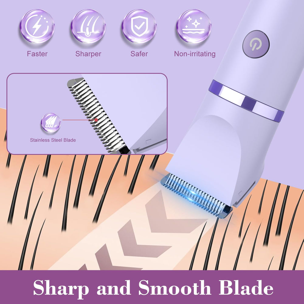Zivelier face trimmer head for gentle cheeks and upper lip grooming.