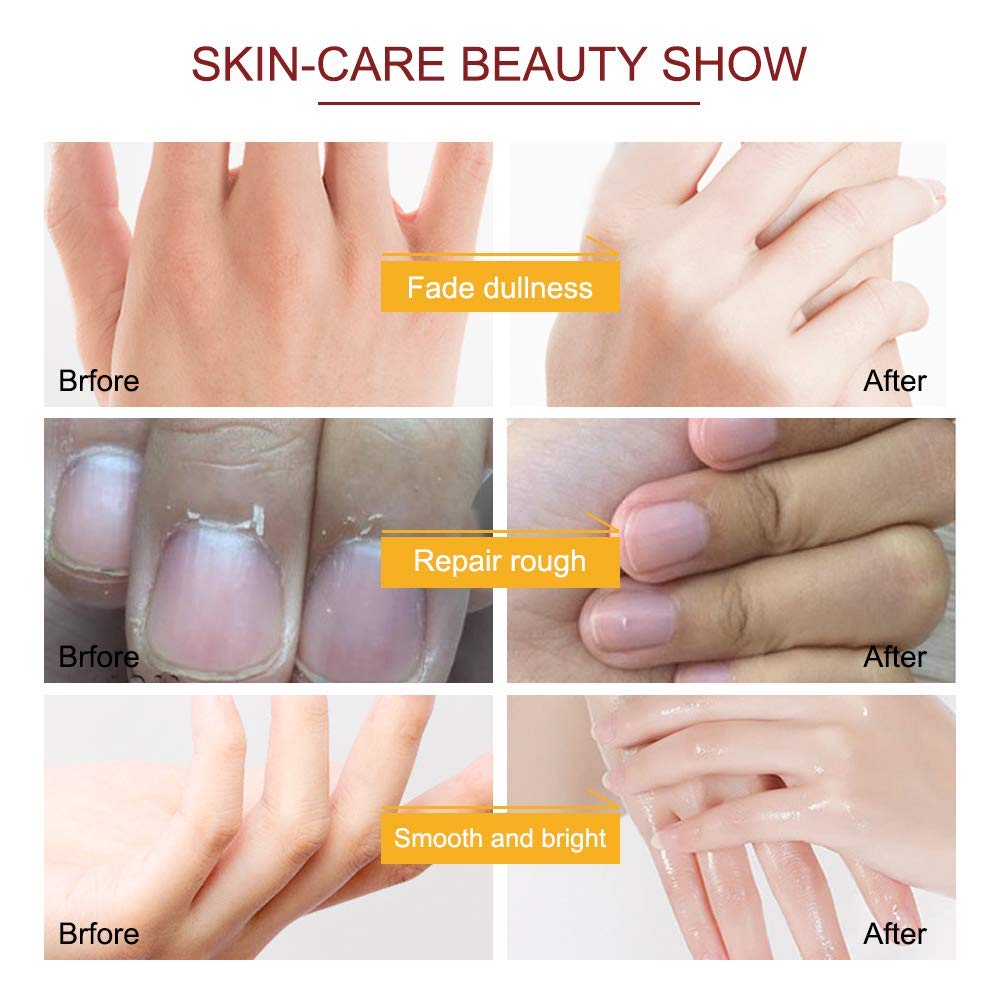 Guantes manos con tacto: tratamiento de spa sin quitar la pantalla.