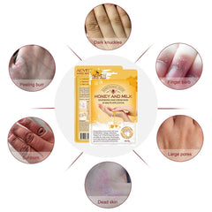 Guantes mascarilla para manos de uso fácil: ideal en oficina o casa.