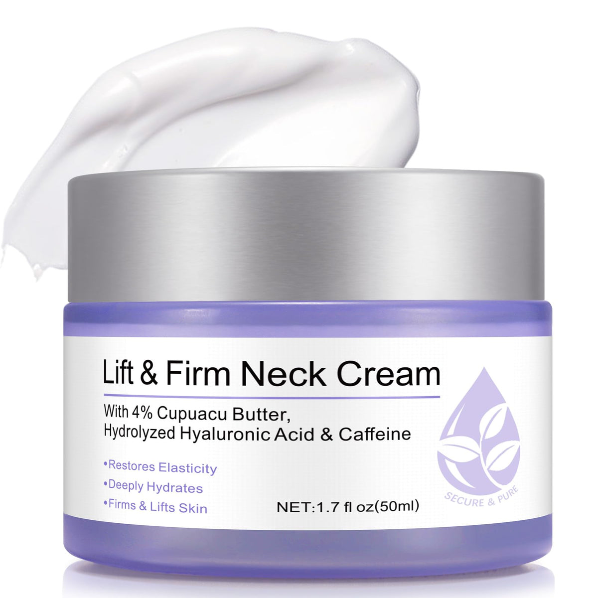 ZIXAOK neck cream demonstrates firming action for smoother neck skin.