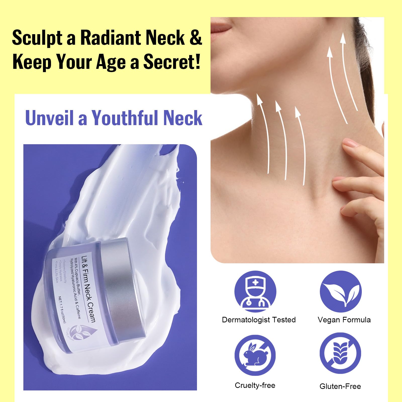 ZIXAOK neck cream supports daily morning and night use in routines.
