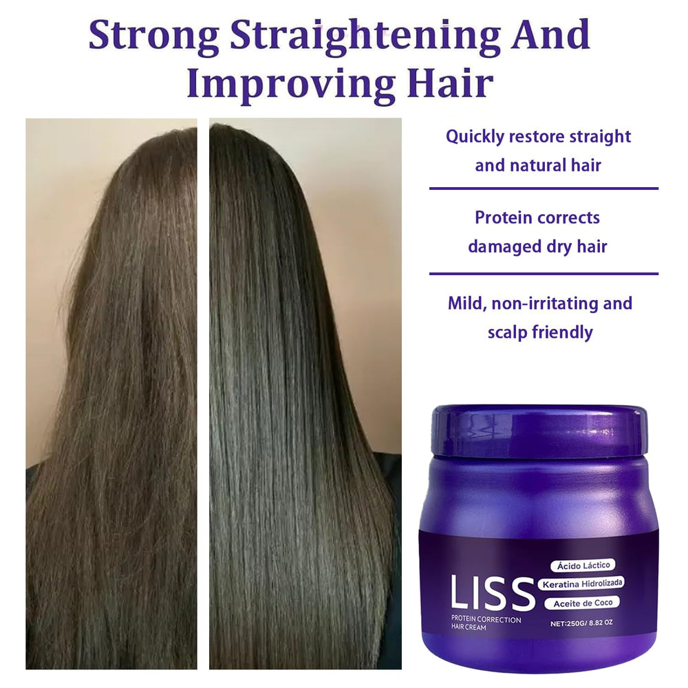 ZIXGIAH keratina hidrolizada para brillo suave del cabello.