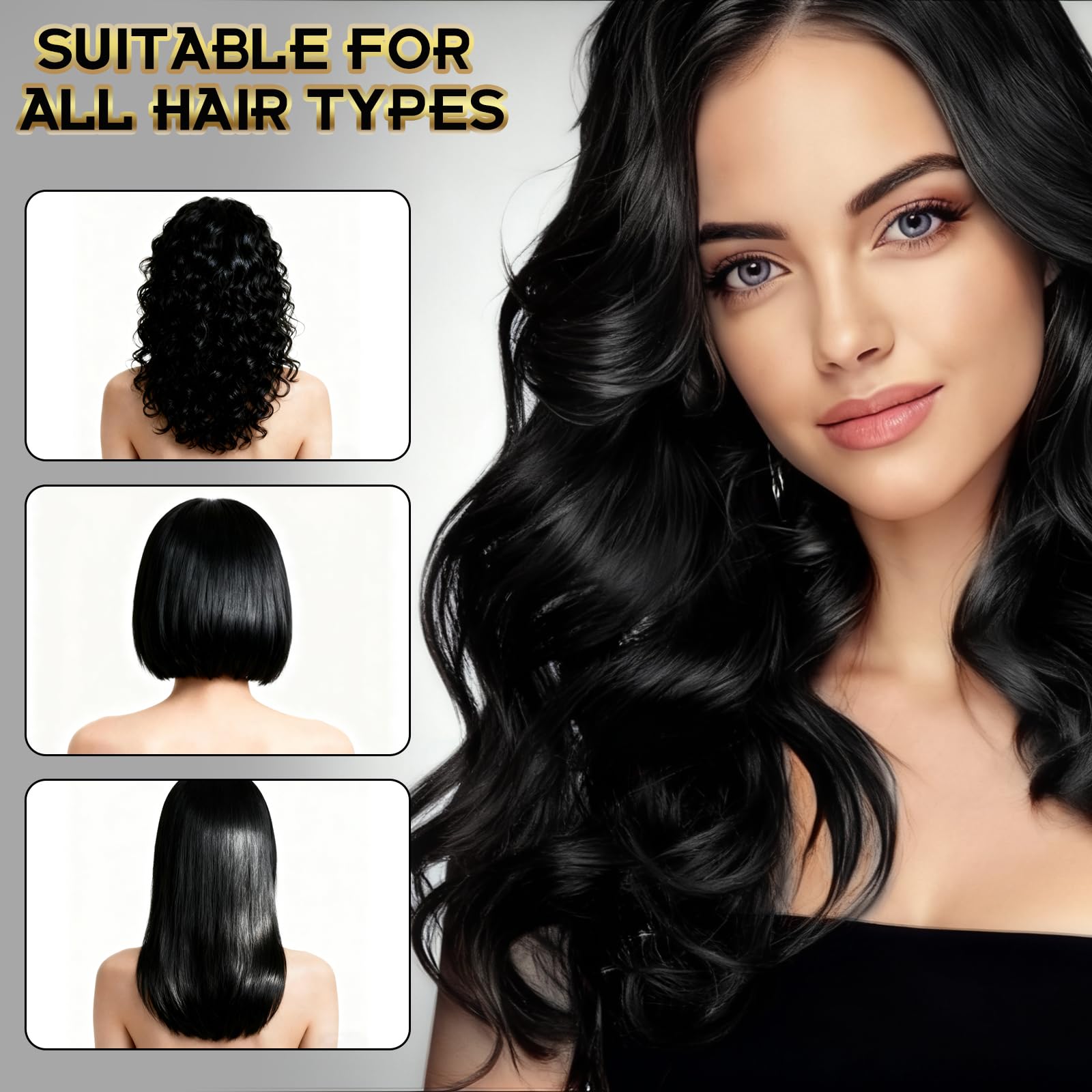 ZIXSIRP Black Hair Dye Shampoo bottle pour demonstrates easy application