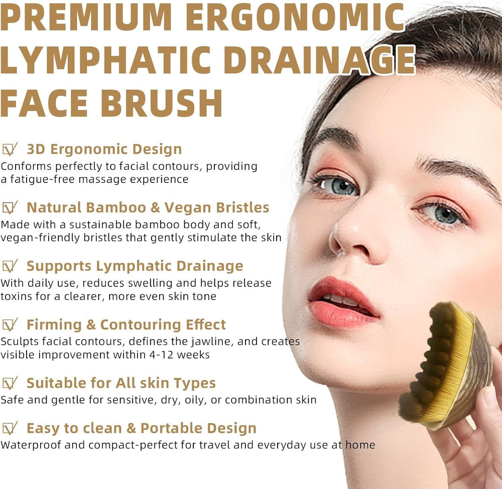 Zizmsh lymphatic contour brush hygienic storage case keeps routines clean