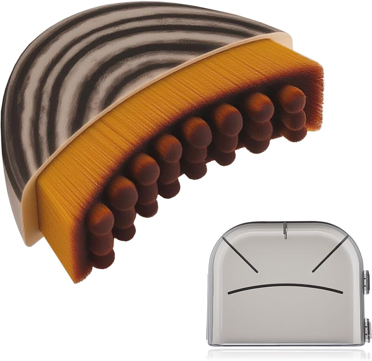 Zizmsh lymphatic contour brush soft bristles enable comfortable daily use