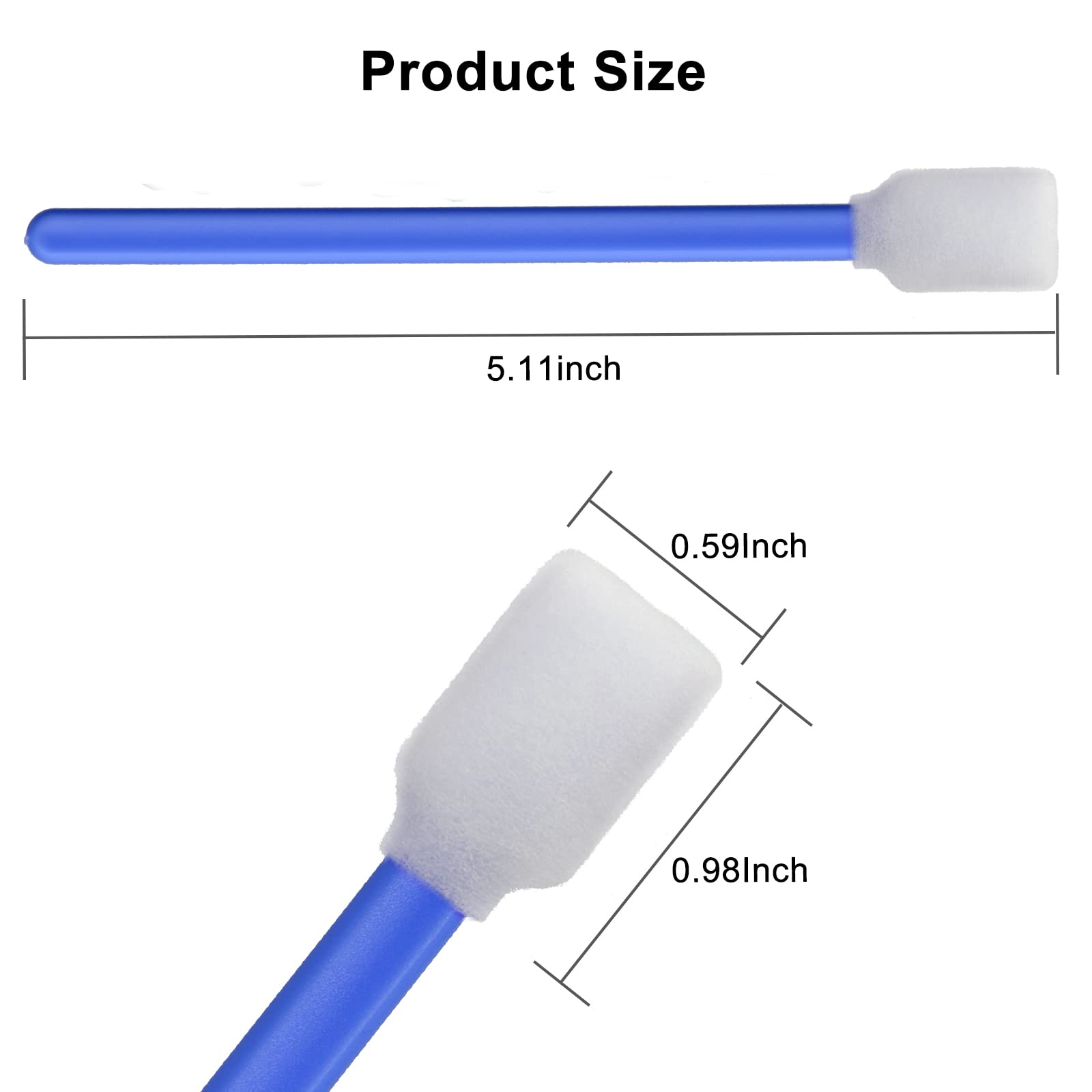 ZIZNBA foam swab used on printer nozzles keeps output clean and consistent.