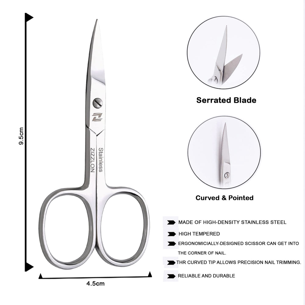 ZIZZLON beard scissors travel-friendly and compact for kits