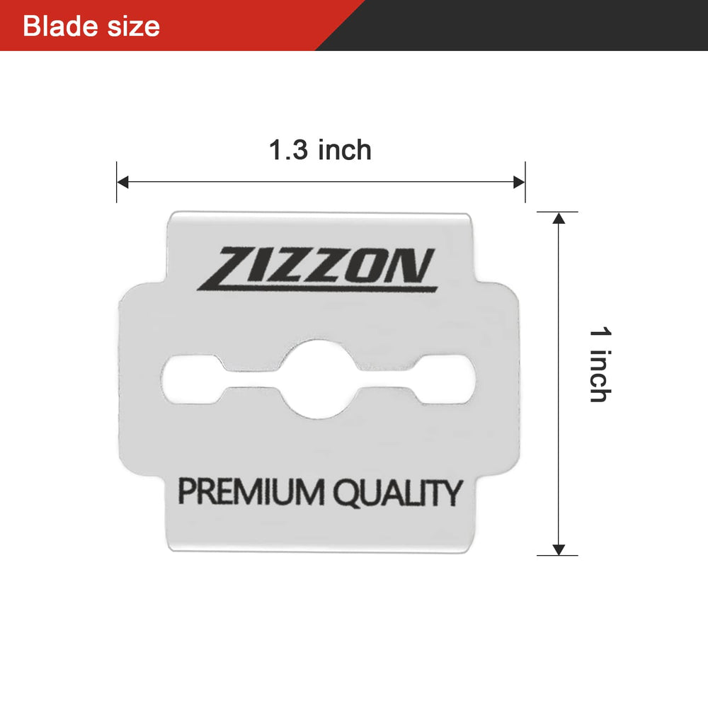 ZIZZON blade paper-wrapped for hygienic, ready-to-replace blades during foot care routines