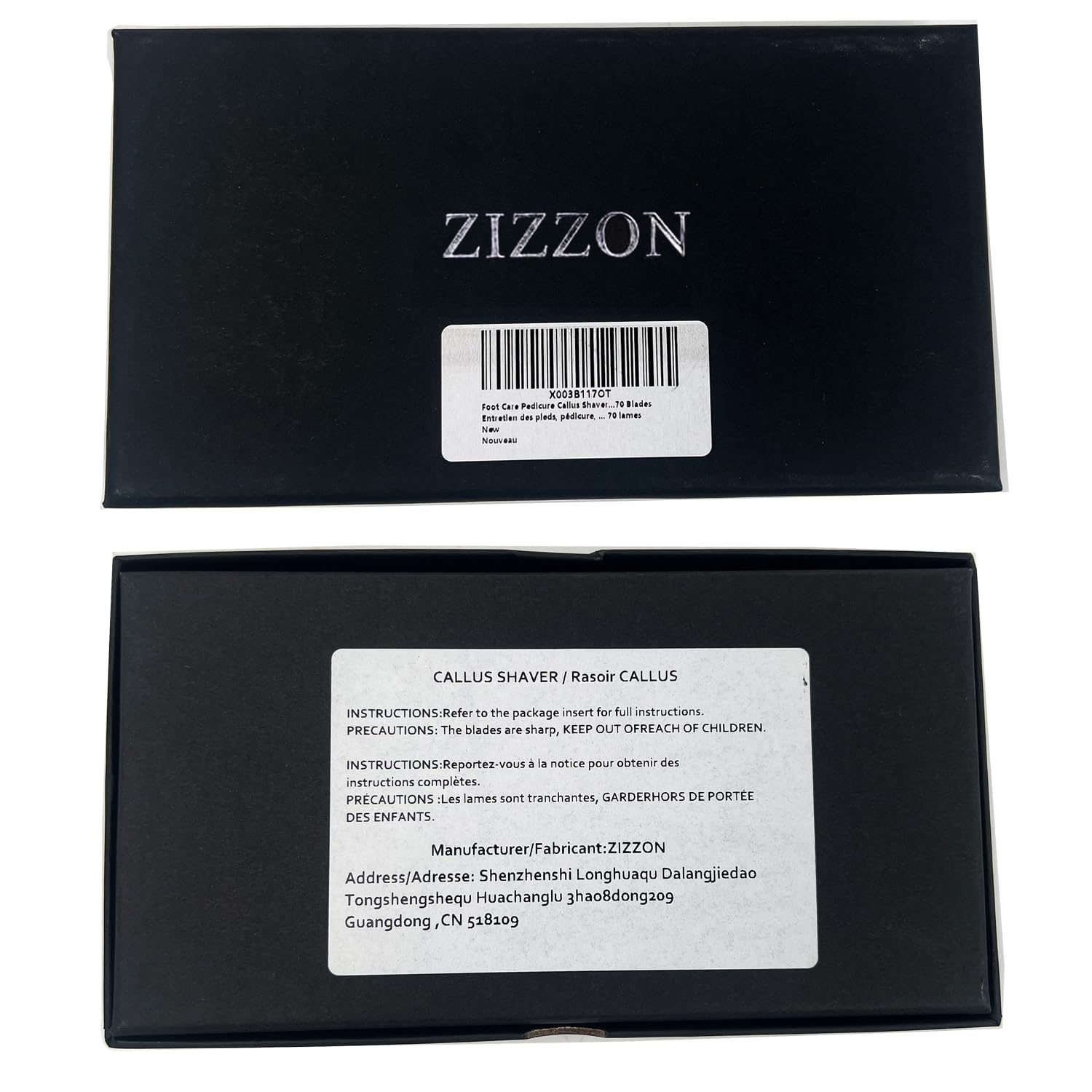 ZIZZON instruction manual included for user-friendly setup.