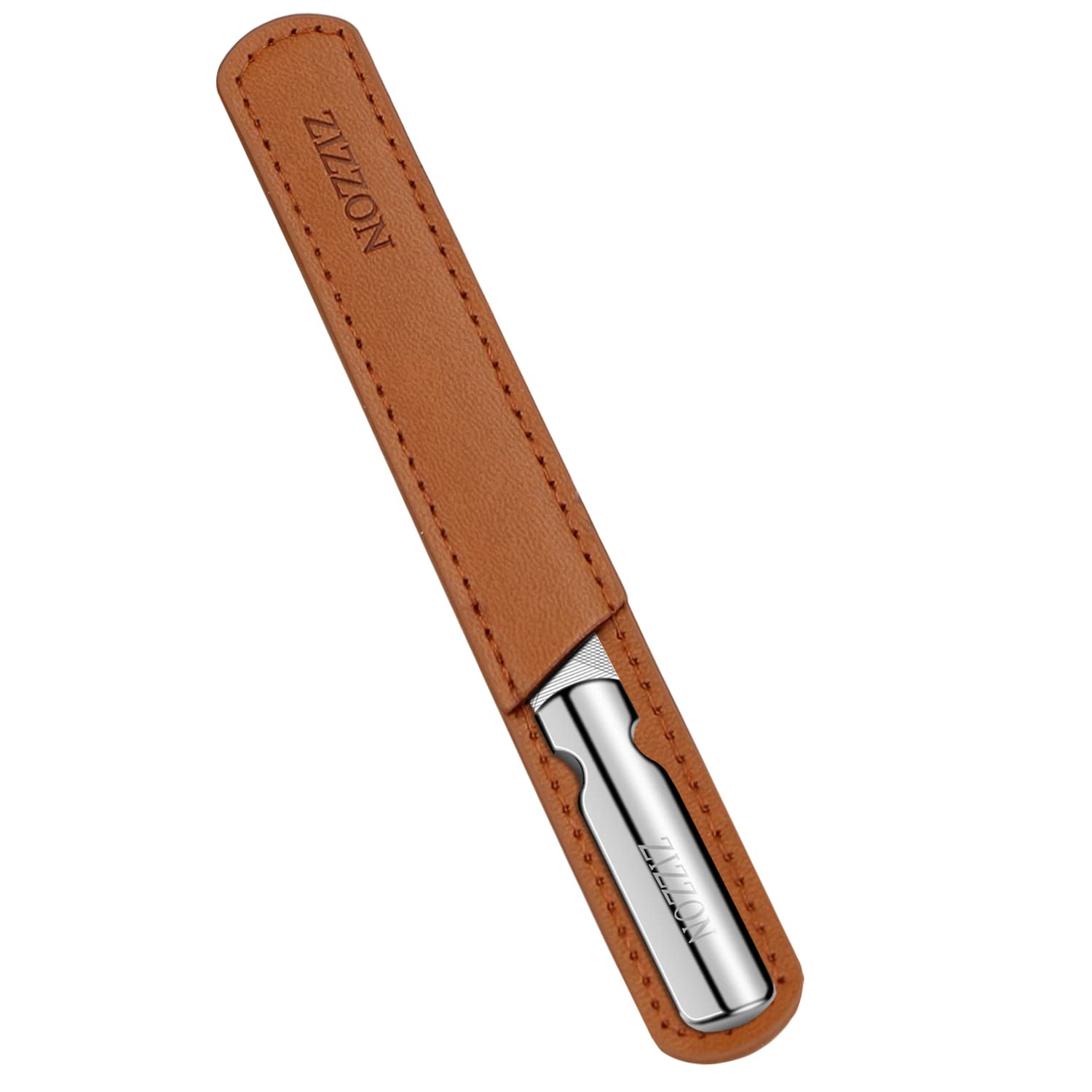 ZIZZON nail file comes with a leather case for portable protection.