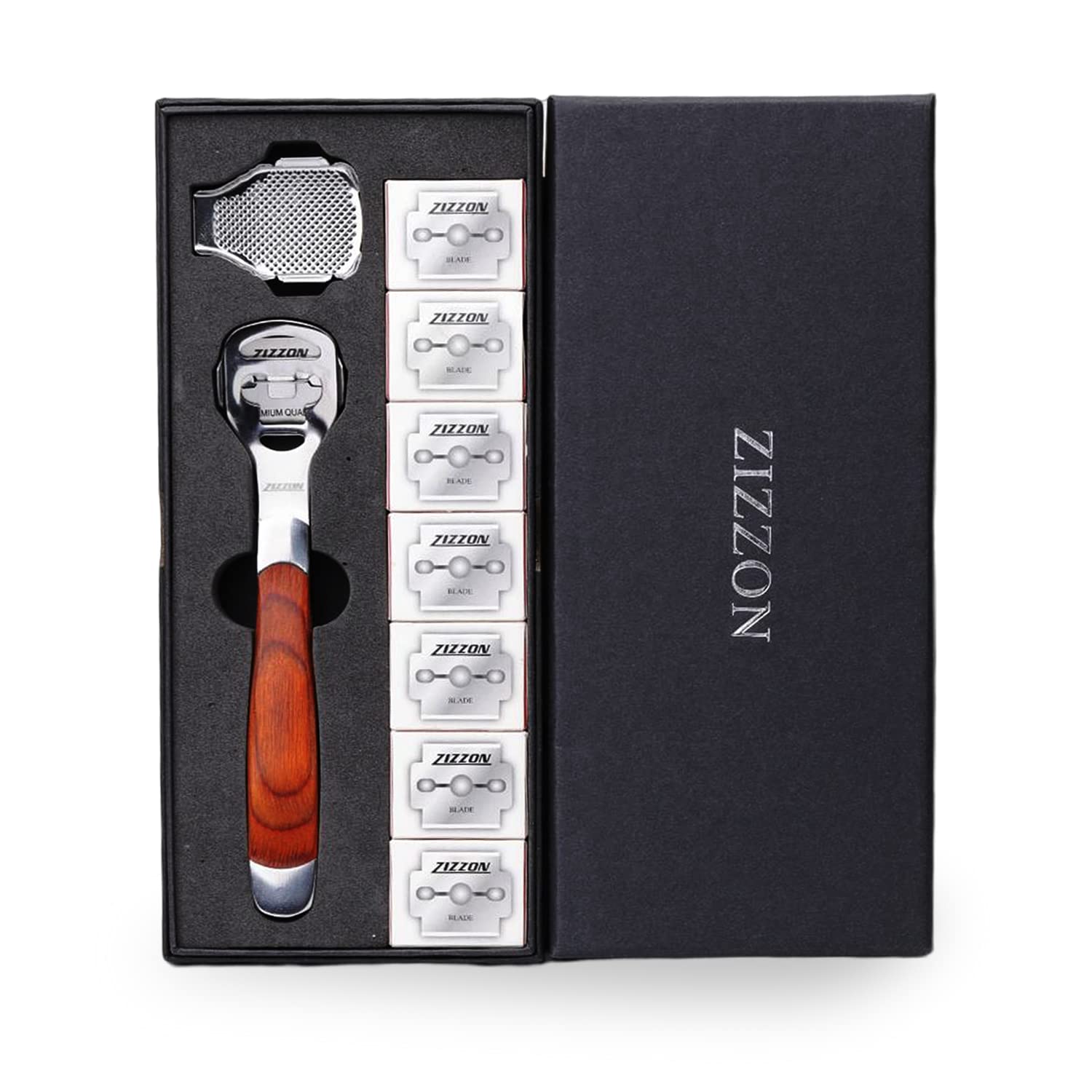 ZIZZON non-slip wooden handle provides steady guidance.