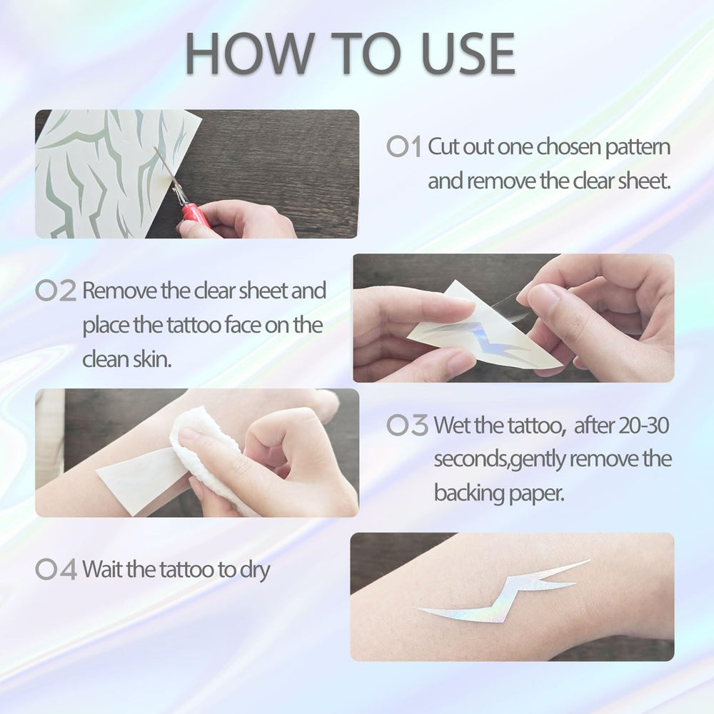 Zizzy Zuzim easy-application and removal for quick body art