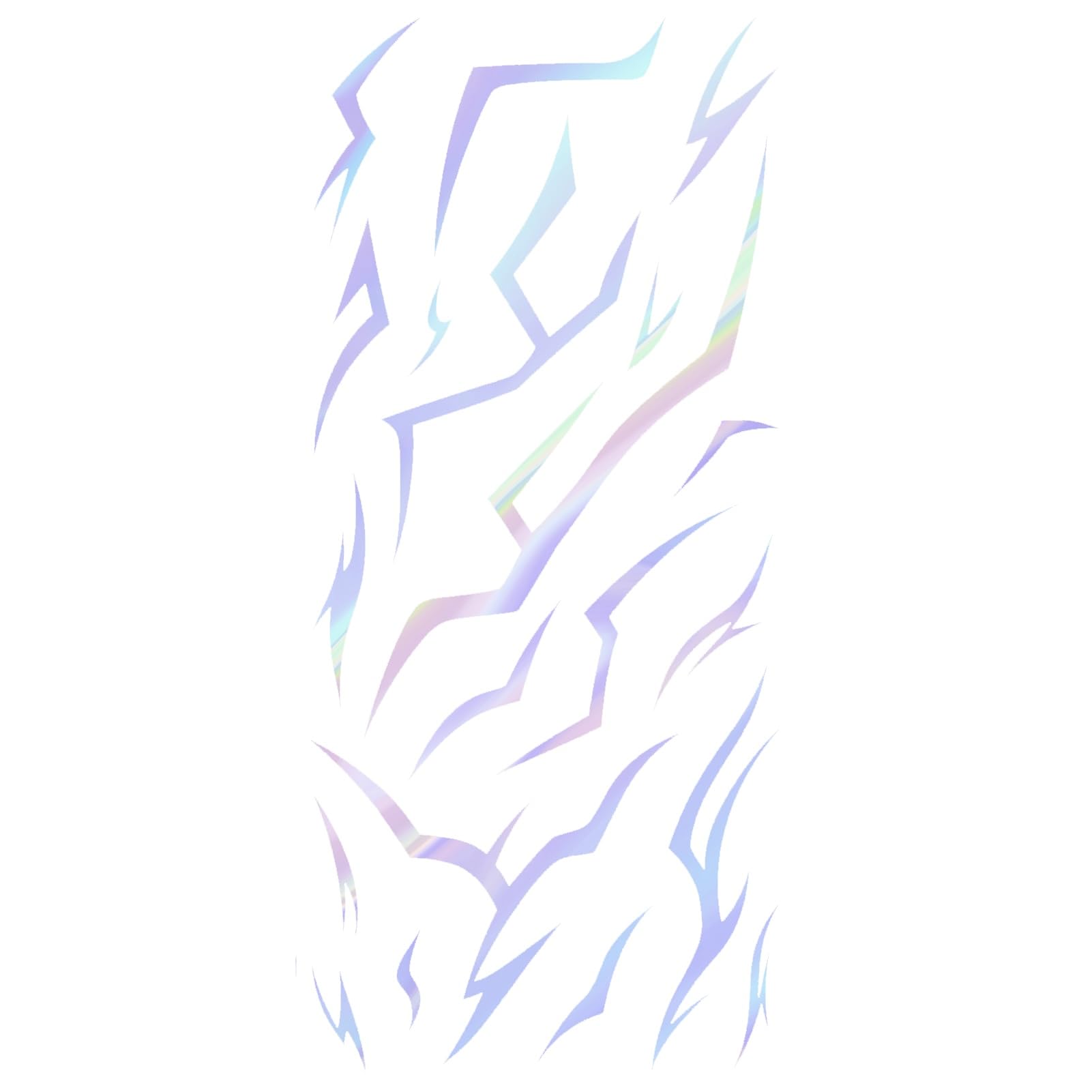 Zizzy Zuzim iridescent tattoos pack with shifting rainbow metallic finish for bold party looks