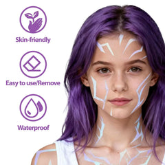 Zizzy Zuzim waterproof, smudge-resistant tattoos stay vibrant all night