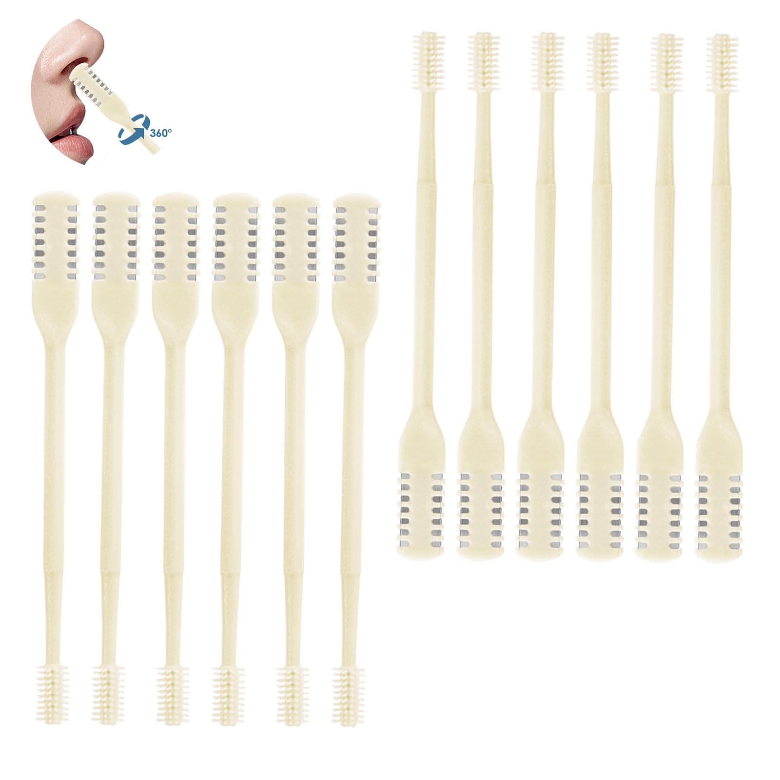 ZKENIRD nasal hair cutter with double blades for precise, safe trimming.
