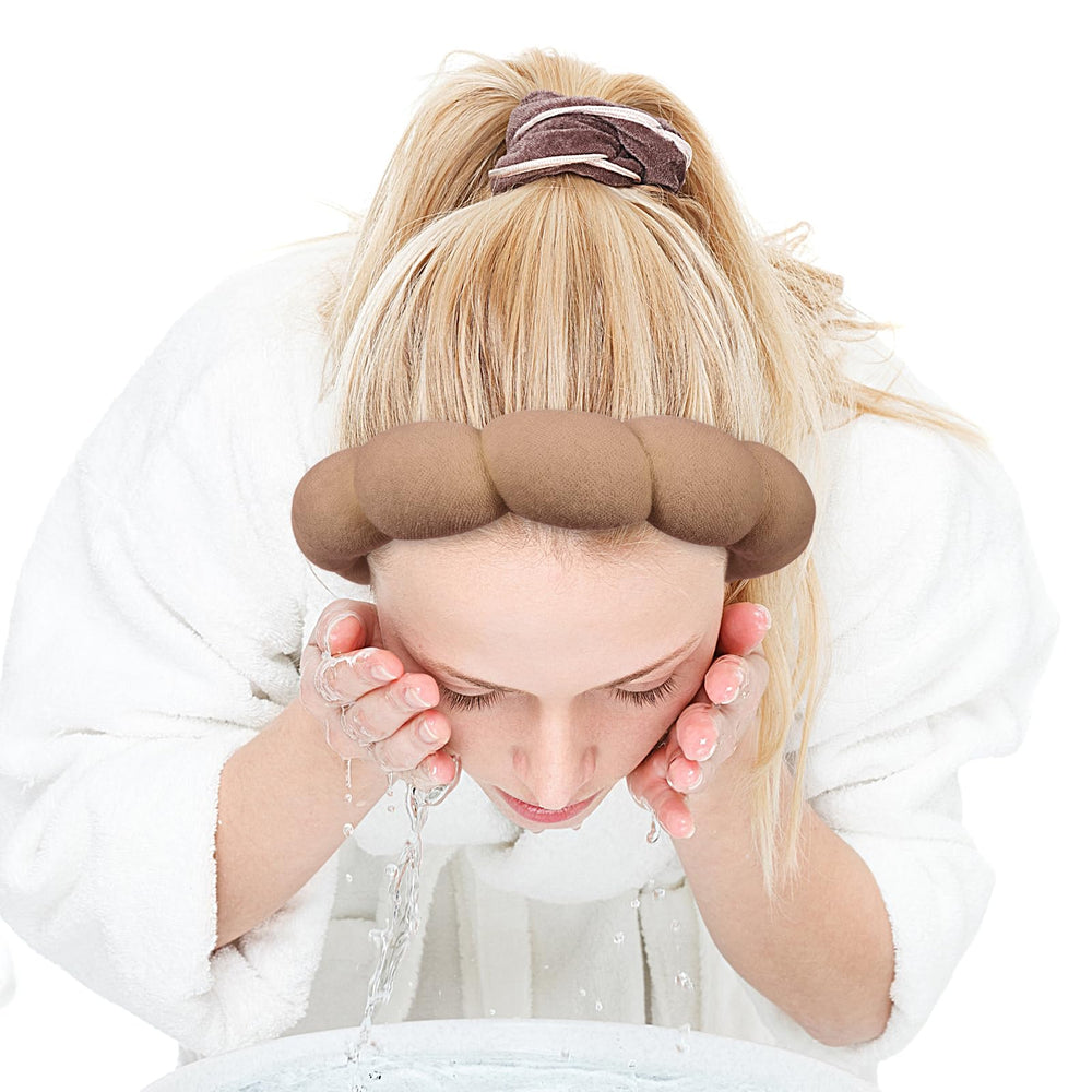 Banda para cabello Zkptops, perfecta para maquillaje y ritual de belleza diario.