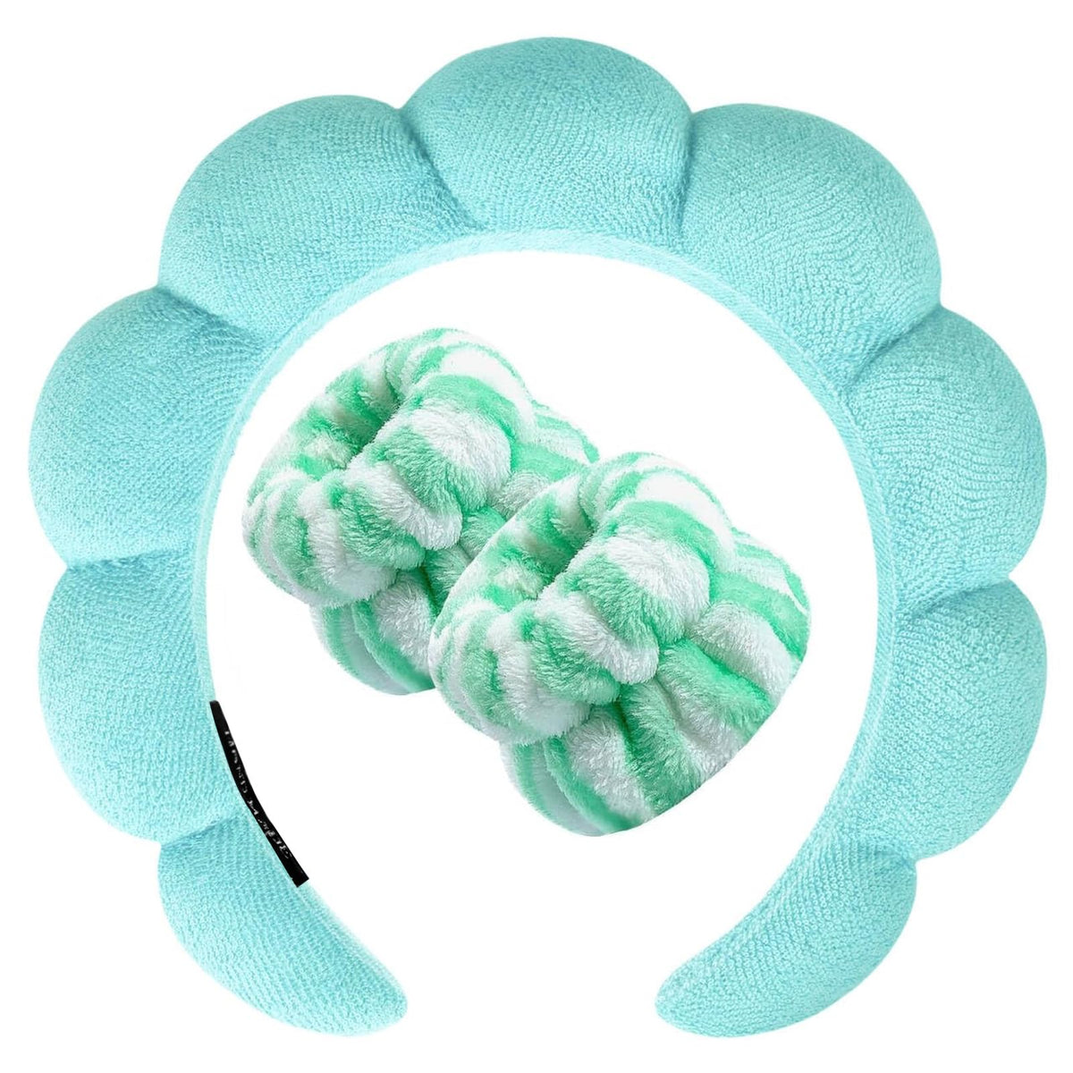 Banda para lavado de rostro Zkptops suave y absorbente para piel sensible.