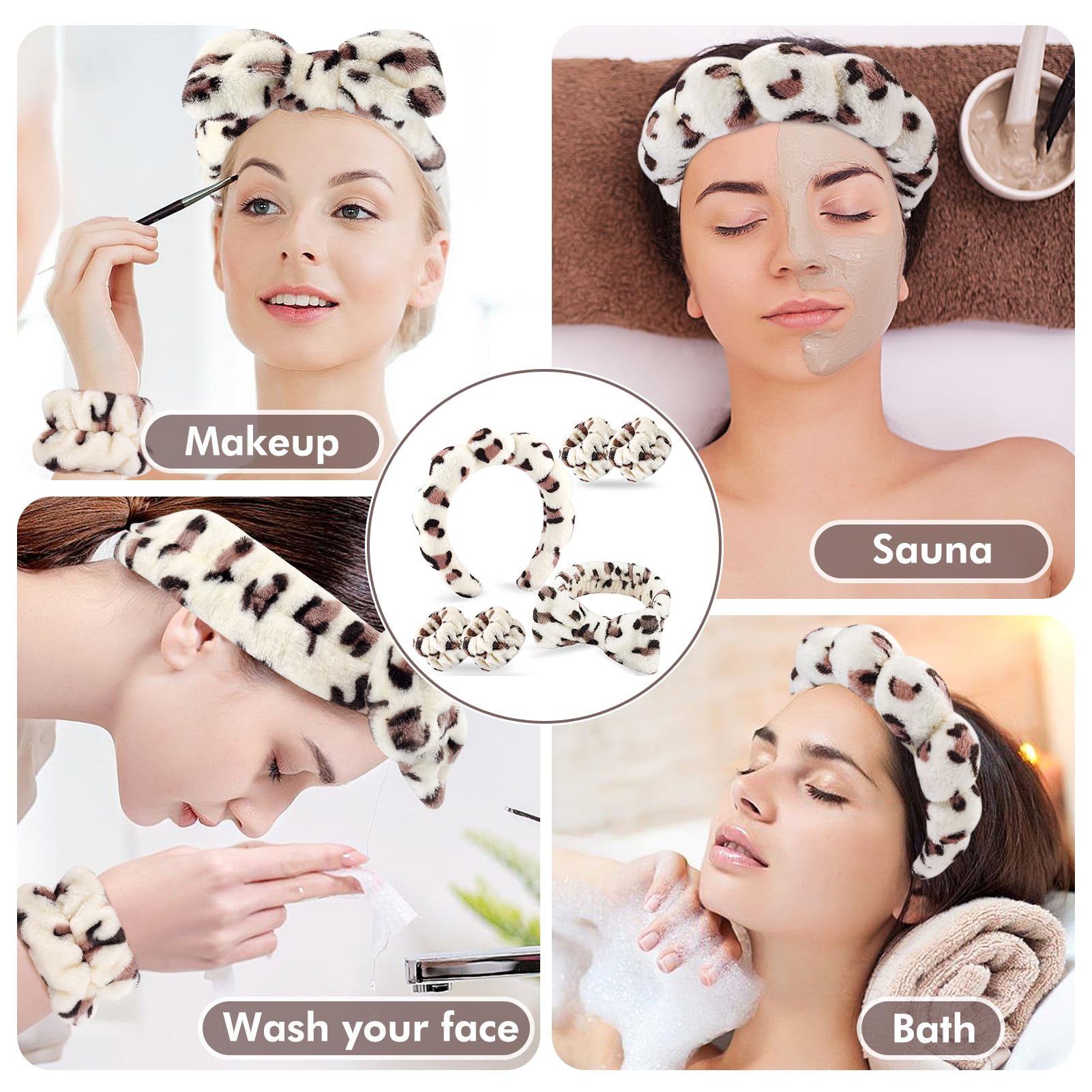 Banda spa multipropósito de Zkptops para yoga y maquillaje.
