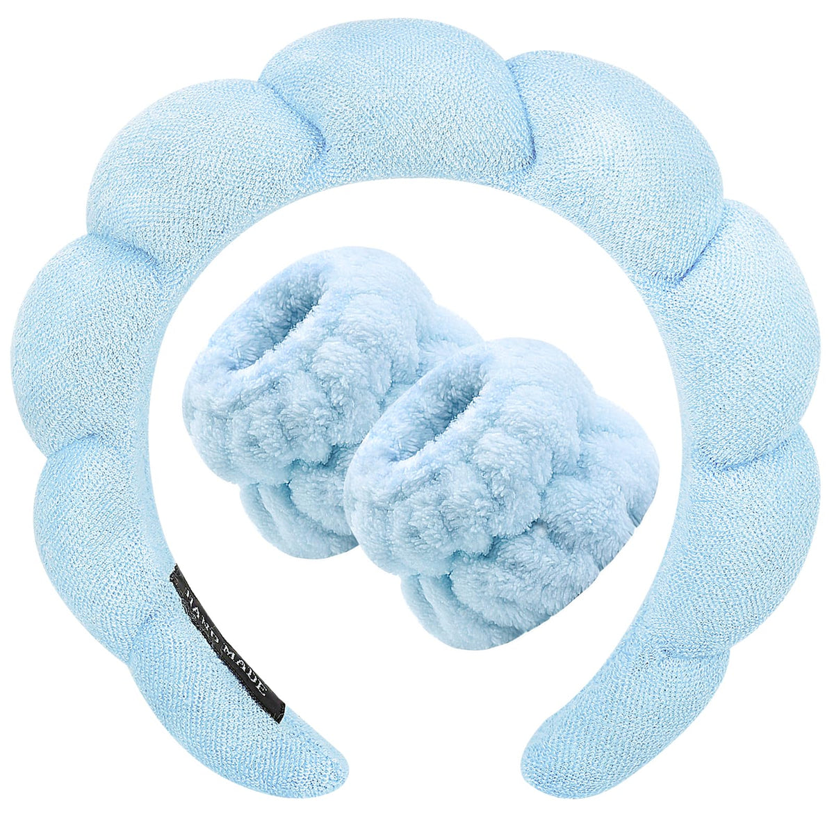 Diadema Zkptops para lavado facial, cómodo y absorbente.