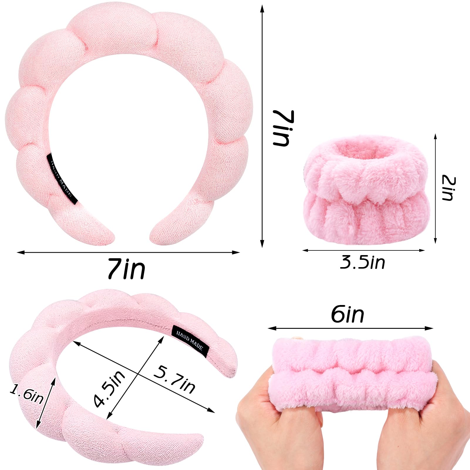Diseño en nube Zkptops rosa, añade comodidad y estilo a tu rutina facial.