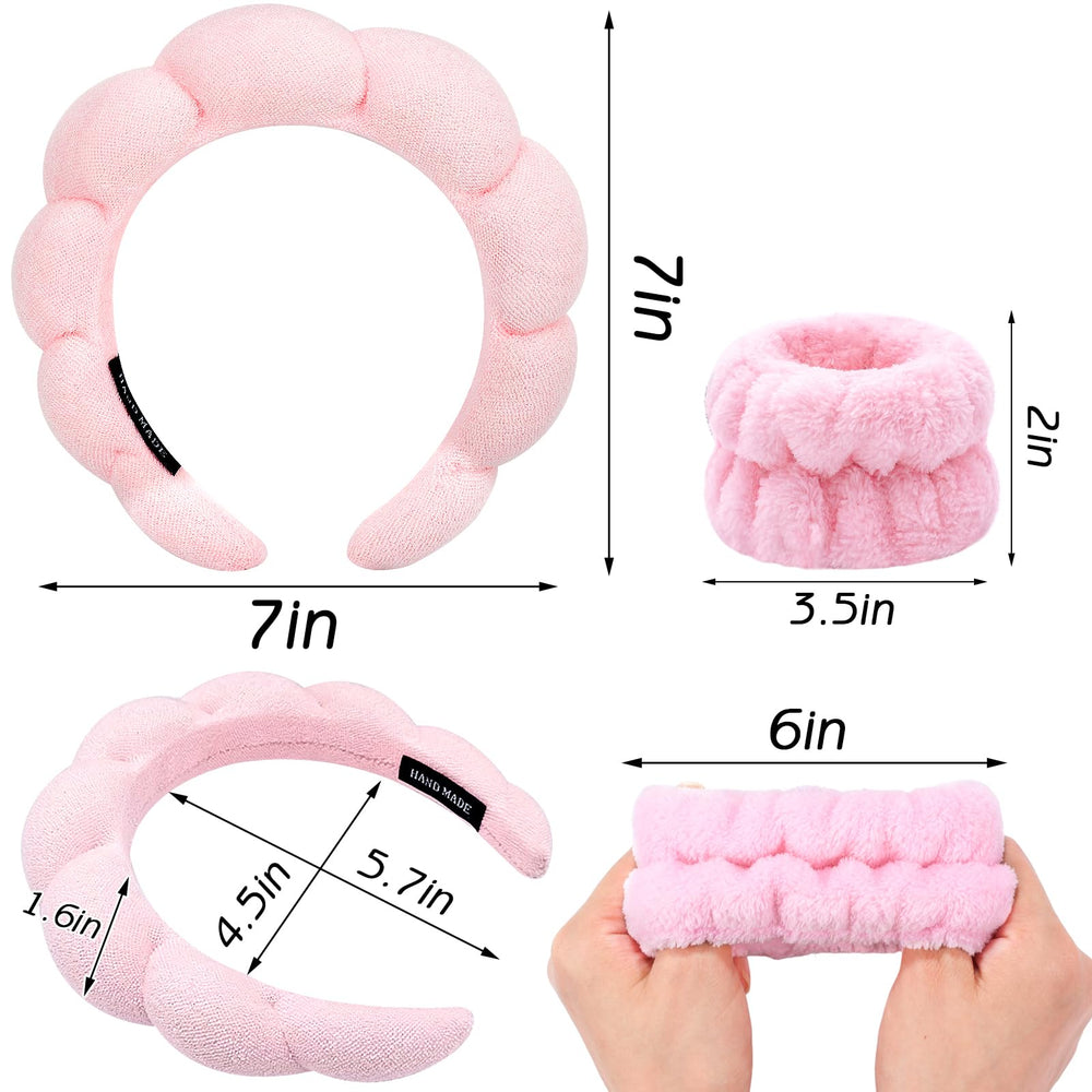 Diseño en nube Zkptops rosa, añade comodidad y estilo a tu rutina facial.
