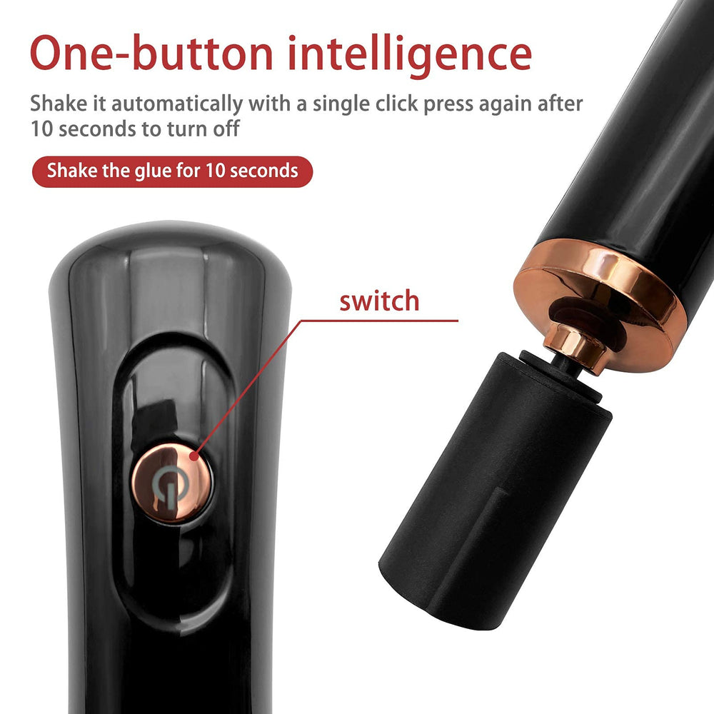 ZLMONDEE mezclador de esmalte, conectores compatibles para pegamento de pestañas.