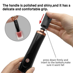 ZLMONDEE mezclador de esmalte, detalle de piezas con 8 calibres.