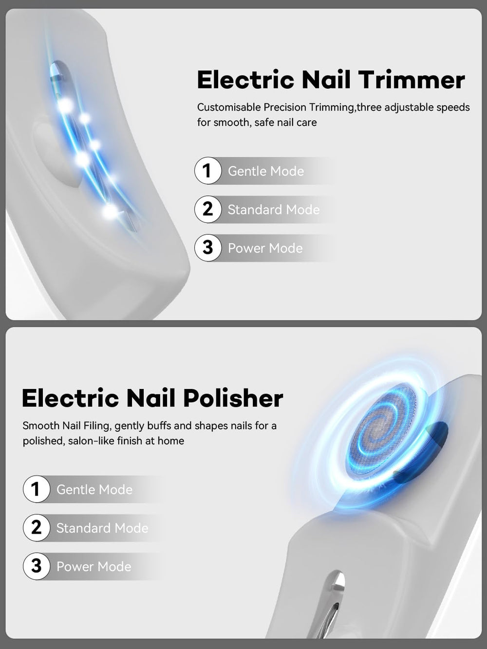 Zlsoeci built-in nail catcher keeps work area clean after use