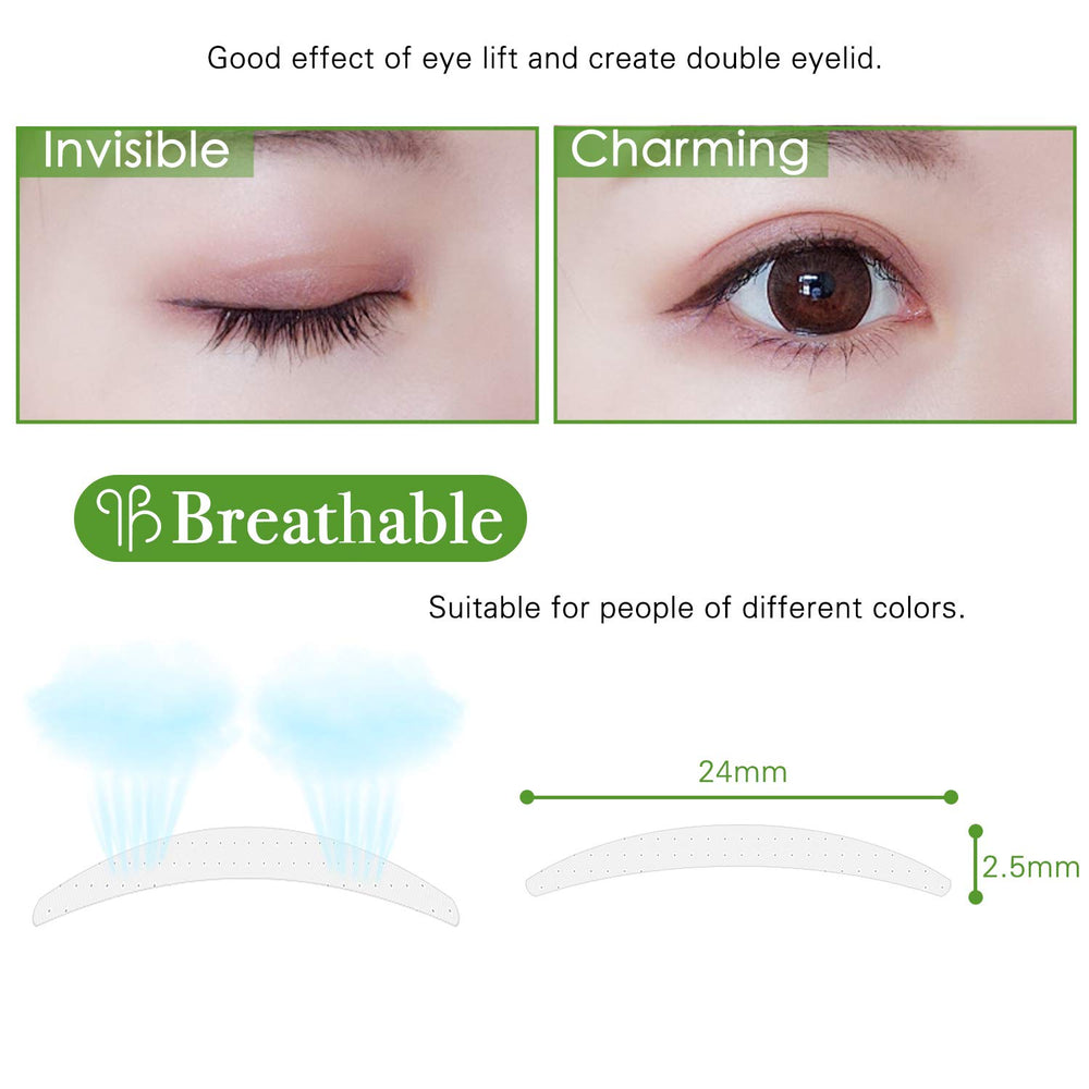 ZMBeautk eyelid tape closeup shows breathable medical-use fiber material