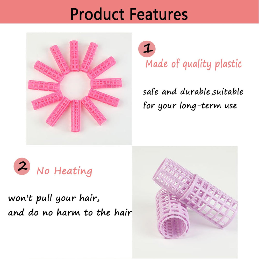 ZMD five-color self grip rollers for quick no-heat curls
