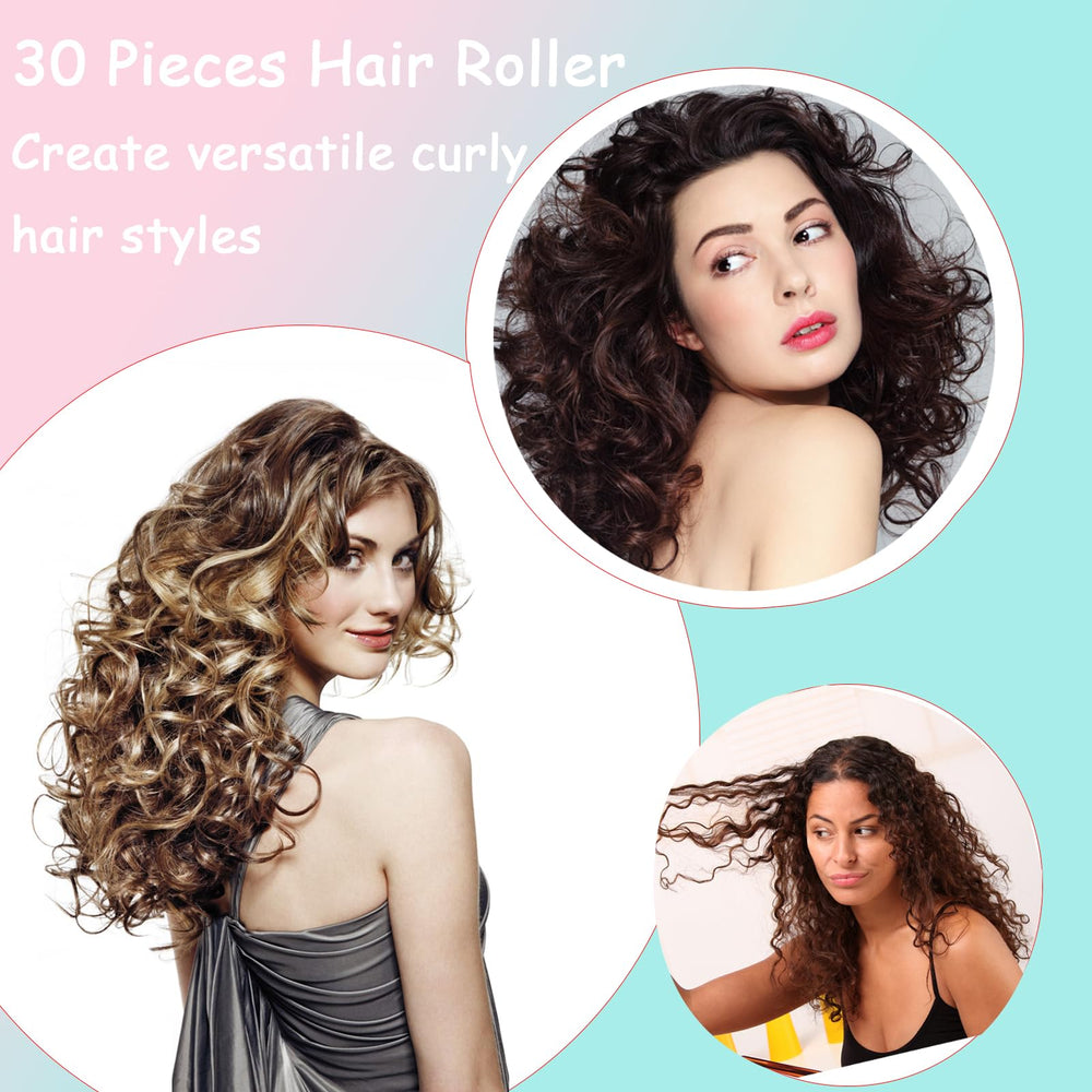 ZMD five sizes of rollers to tailor waves for hair lengths