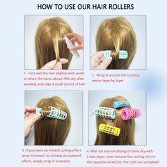 ZMD no-heat self-grip curler for gentle styling without heat